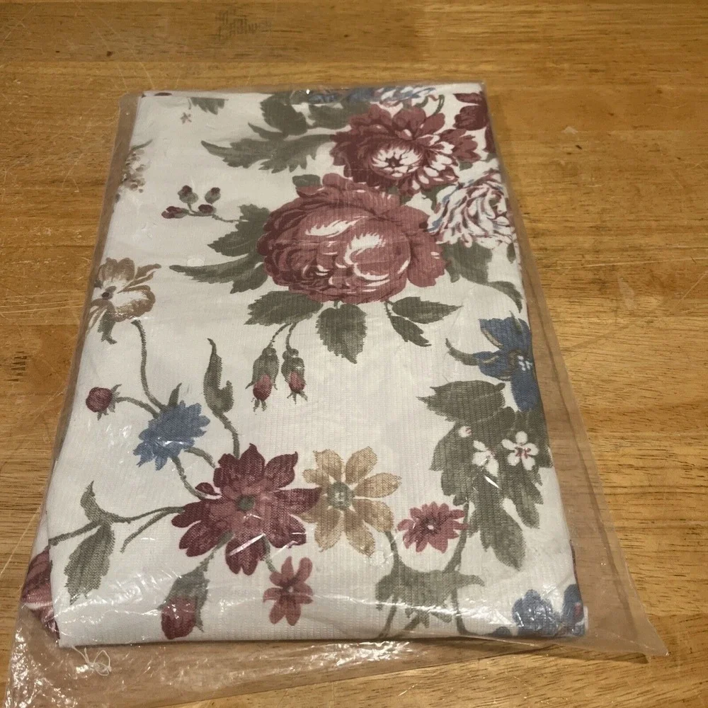 Vtg Stanwood Drapes‎ Floral Vanessa Pinch Pleated 48x45